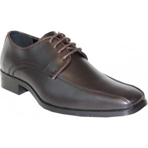 Dress Shoes Matte Chocolate Brown Slighty Square Toe