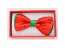 Kids Red and Green Sequin Pre-Tied Bow Tie- Boys-Girls