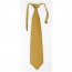 Necktie BOYS GEO GOLD SOLID Satin Pre tied Long Tie