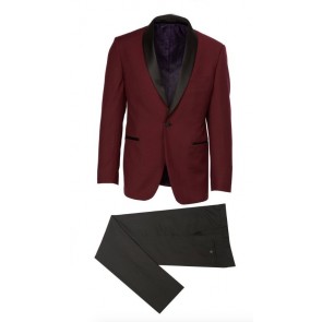 Modern Fit Shawl Lapel Tuxedo Set 1 Button by Georgio Venturi