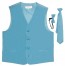 Satin Fullback Boys Vest With Necktie & Bow Tie