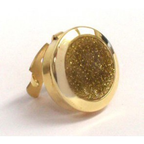 Button Cover GOLD DIAMOND DUST Button Cover