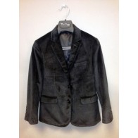 Boys Black Velvet Sports Coat