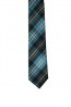 PLAID NECKTIE TURQ