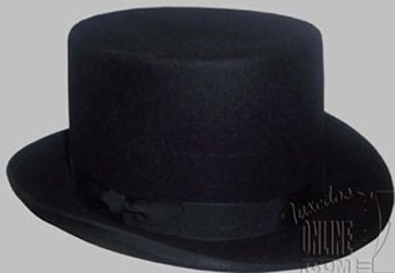 Top Hat All Wool Felt Black TOP Hat