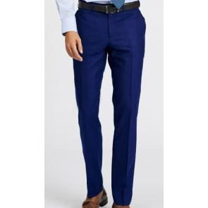 Mens Cobalt Blue Suit Pants