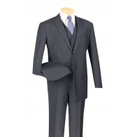 Men's Suit Single Breasted 2 Button with Matching Vest - Wedding Prom  Suit