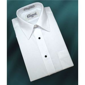 Boys Dress Shirt Laydown Collar with Barrel Cuffs