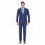 Slim Fit Blue Suit 2 button Notch lapel Suit-Prom-Weddings
