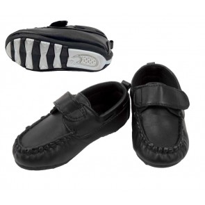 Baby Suit Dress Shoe Patent Leather with Velcro Strap