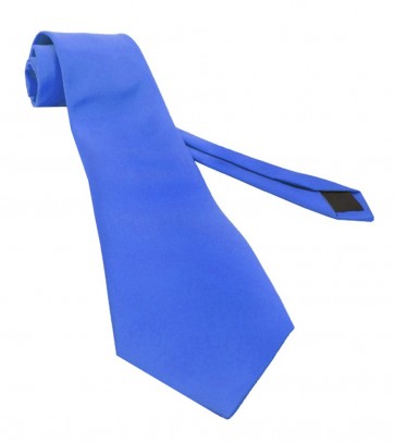 Royal Blue Self Tie Necktie Polyester