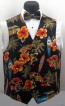 Hawaiian Vest With Flowers and Car- Vest Only Closeout