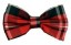 Red Plaid Christmas Red Bow Tie Pre Tied