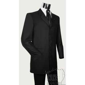 Tuxedo Avalon Black Full Length Coat Only aka Frock