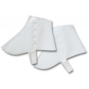 Spats Mens White Canvas Marching Band Spats