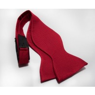 Bow Tie Waffle Pique Silk Self Tie Bow Tie All Colors 