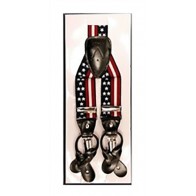 Suspenders America Flag Patriotic Clip Mens Suspenders