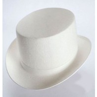 Top Hat White Costume Top Hat