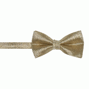 Gold or Silver Metallic Lame Shinny Pre Tied Bowtie for Men or Boys