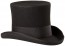 Tall Top Hat All Wool Black Top Hat