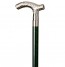 Walking Stick Silver Design Victorian Derby Handle Maplewood Cane