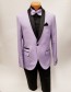 Lavender with Black Shawl Lapel One Button Tuxedo- Prom 2019 - Wedding