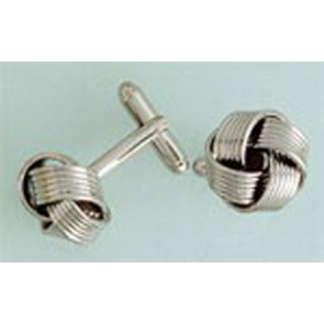 Cufflinks LARGE LOVE KNOT Cuff Links Silver