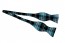 PLAID TURQ SELF TIE BOW TIE