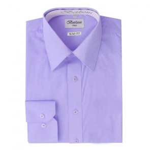 Lavender Slim Fit Dress Shirt Convertible French Cuff