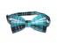 Mens Turquoise Tartan Plaid Pre Tied Bow Tie