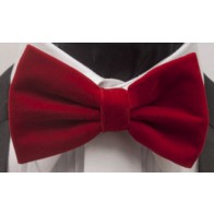 Velvet Bowtie Pre Tied Bow Tie All Colors 