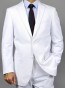 Suit  White Mens Two Button Notch Suit