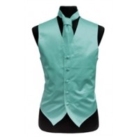 New Mens Big & Tall  Vest With Bowtie, Tie, Hanky