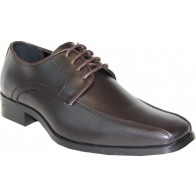Dress Shoes Matte Chocolate Brown Slighty Square Toe