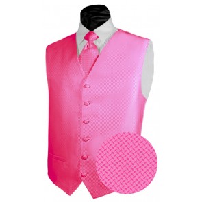 Boys Tuxedo Vest Backless Geo Vest Only Fuchsia SALE
