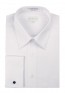 Men's Dress Shirt with French Cuffs and Knotted Cuff Links
