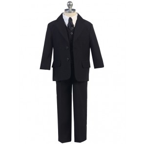 Boys Suit BLACK Infant Toddler Children Teen Suit