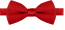Mens Red Poplin Poly Pre tied bowtie Non Shinny