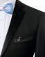 Black Slim Fit  Tuxedo coat only Two Button Notch Mens Wedding or Prom Tuxedo
