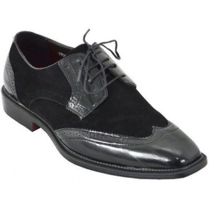 Mens Black Oxford Dress Shoes by Antonio Cerrelli