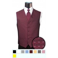 Mens Eternity Vest and Pre Tied Necktie Set All Colors