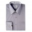 Light Grey Slim Fit Dress Shirt Convertible French Cuff