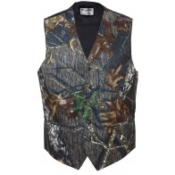 Tuxedo Vest Mossy Oak Camouflage Vest ONLY  with Tie Optional