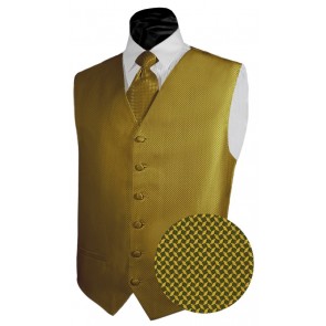 Boys Tuxedo Vest Backless Geo Vest Only Gold SALE