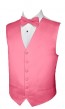 Mens Vest ONLY For Tuxedo or Suit Solid Satin with Tie Optional