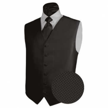 GEO BLACK VEST MENS