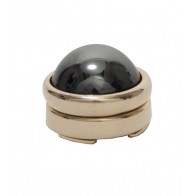 Single Button Cover HEMATITE in Silver or Gold 