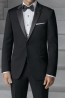 Black Tuxedo Two Button Notch Mens Wedding or Prom Tuxedo