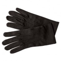 MENS Formal Gloves BLACK Nylon Stretch Fabric Gloves