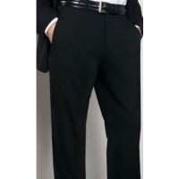 Dress Pants BLACK Non-Pleated Affordable Dress Pants